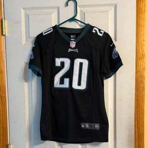 Nike Black and Green Women's Jersey